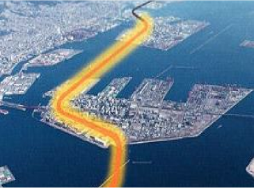 神戸臨港道路海上地盤調査